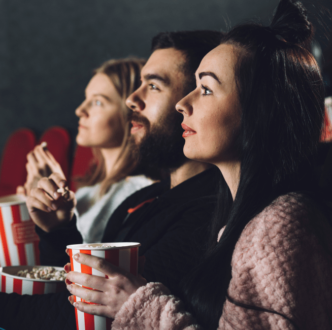 People enjoying IPTV